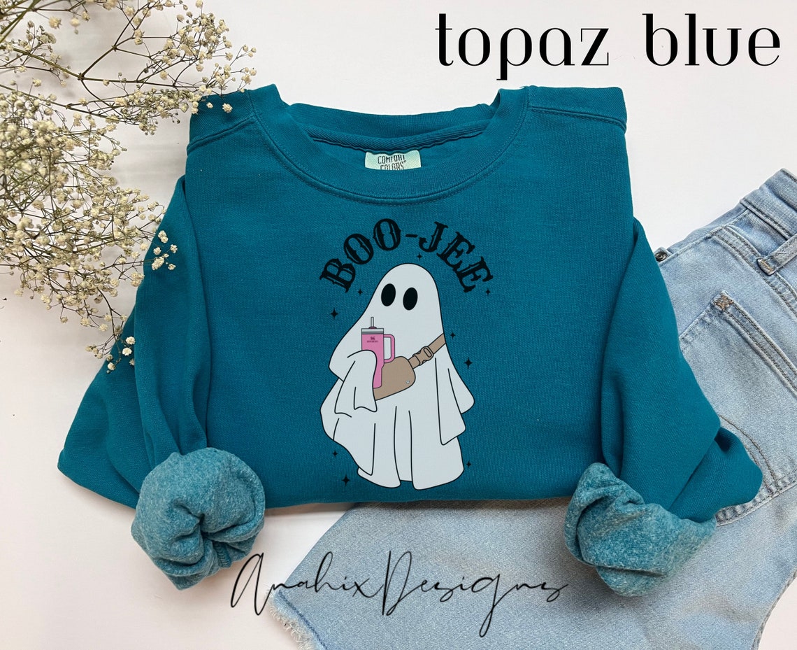 Sweat-shirt à Capuche "Boo" Fantôme D'Halloween - Motif Fantôme Effrayant - Taille XS - Unisexe Adulte