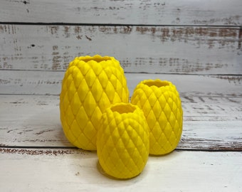 Pineapple Planter, Planter, Pineapple, Custom made, 3D printed, Air plants, Succulents, 3D Designed, Gardening, Pottery, Gift, Decoration