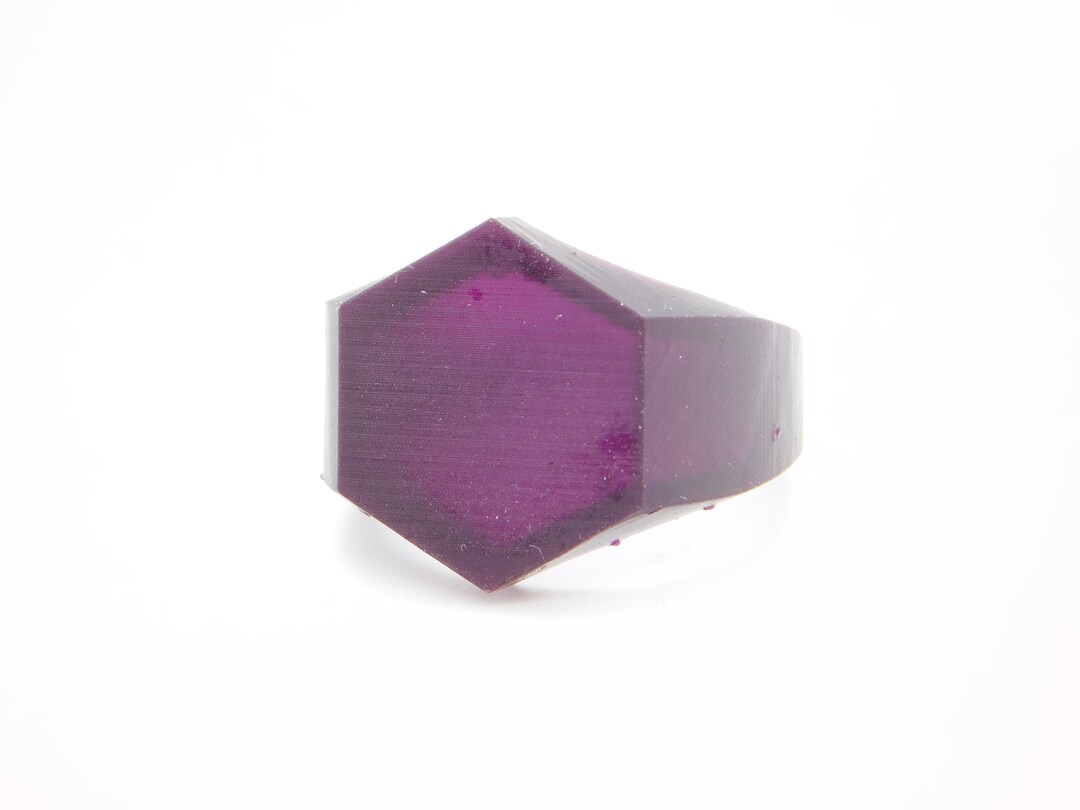 Hexagon Signet Ring 1.5mm Thick Wax Patterns - Etsy