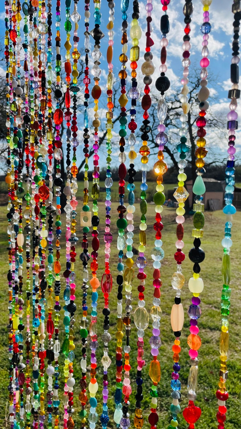Glass Bead Curtain Etsy
