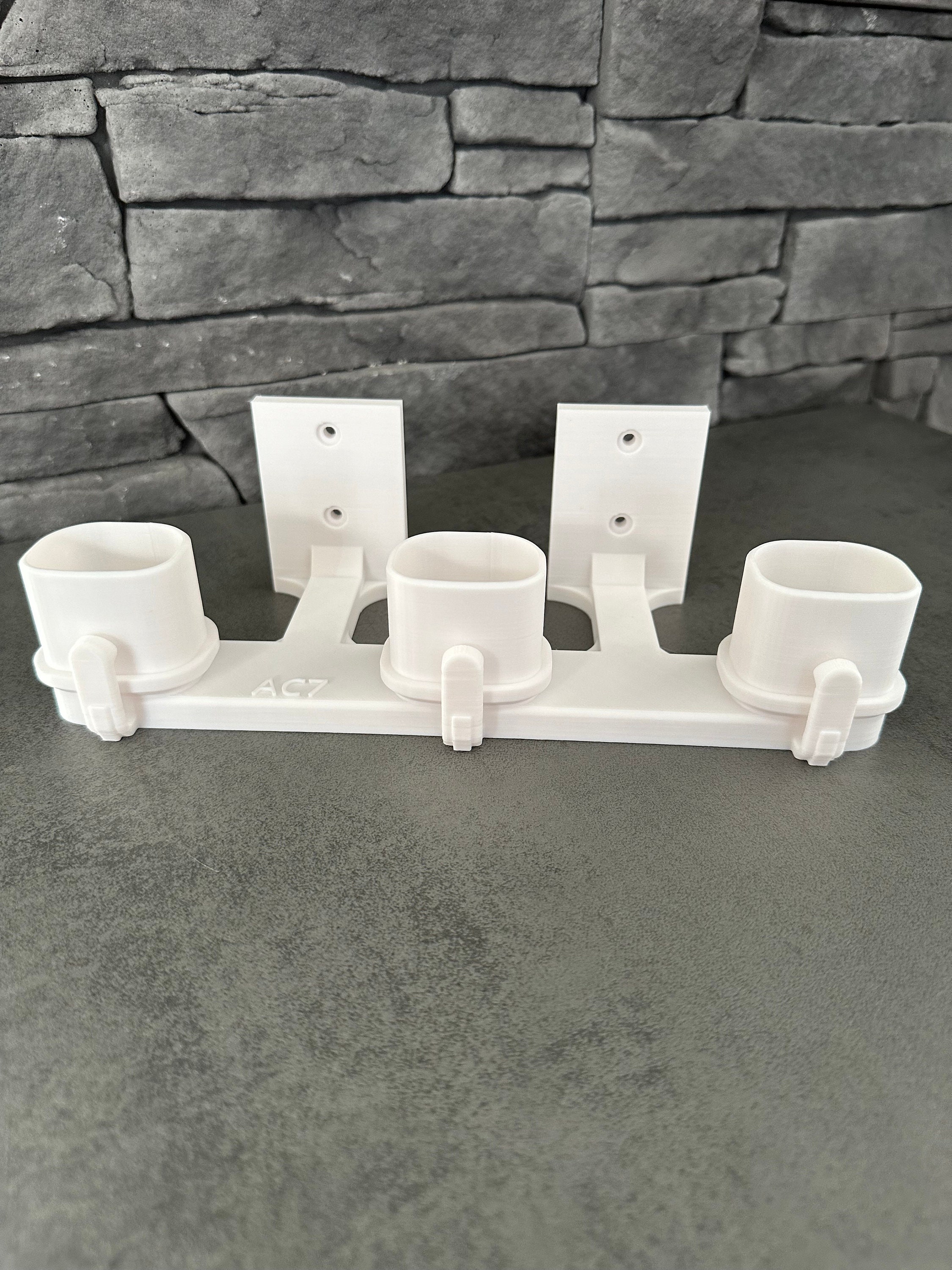 Supporto Per Asciugacapelli Da Bagno, Set Di Accessori Per Organizzare Gli Accessori E Piastra Per Capelli Accessorio Professionale In Alluminio Da Parete Per Mensola Con Fori 83822646