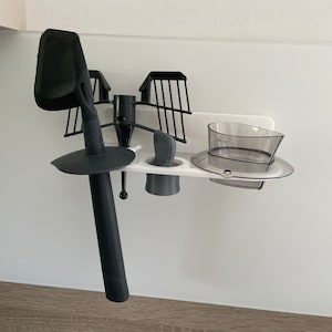 Suporte de parede para barra de ferramentas Thermomix para TM31 TM5 TM6 Acessórios para aparafusar ou colar
