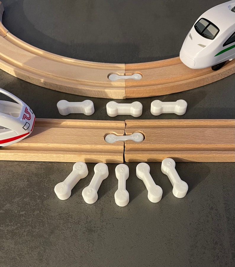 Wooden Railway Connectors / Track Connectors / Wooden Rail Etsy