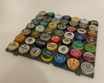 Sammelplatte für Kronkorken / Bierdeckelhalter / Beer Cap holder