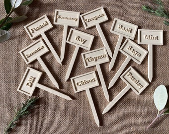 Plant Labels, Herb Garden Markers, Spring Essentials, Garden Stakes, Plant Marker, Plant Label, Gardener Gift, Plant Gift, herbs