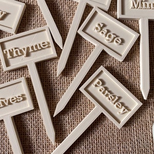 Plant Labels, Herb Garden Markers, Spring Essentials, Garden Stakes, Plant Marker, Plant Label, Gardener Gift, Plant Gift, herbs