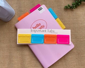 Pestañas importantes para agenda / Marcadores de páginas de recordatorio / Clips organizadores de tareas / Accesorios para agendas estudiantiles (Reino Unido)