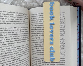 Marcapáginas para amantes de los libros / Regalo para lectores / Marcapáginas para leer / Accesorios para clubes de lectura / Marcapáginas en tonos pastel (Reino Unido)