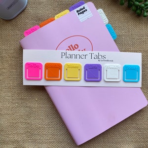 Colourful planner tabs, Page Markers, Index Tabs, Page Markers, Stationary, Bookmarks, Clips, Index Tabs, Paper Clips, Stocking Filler