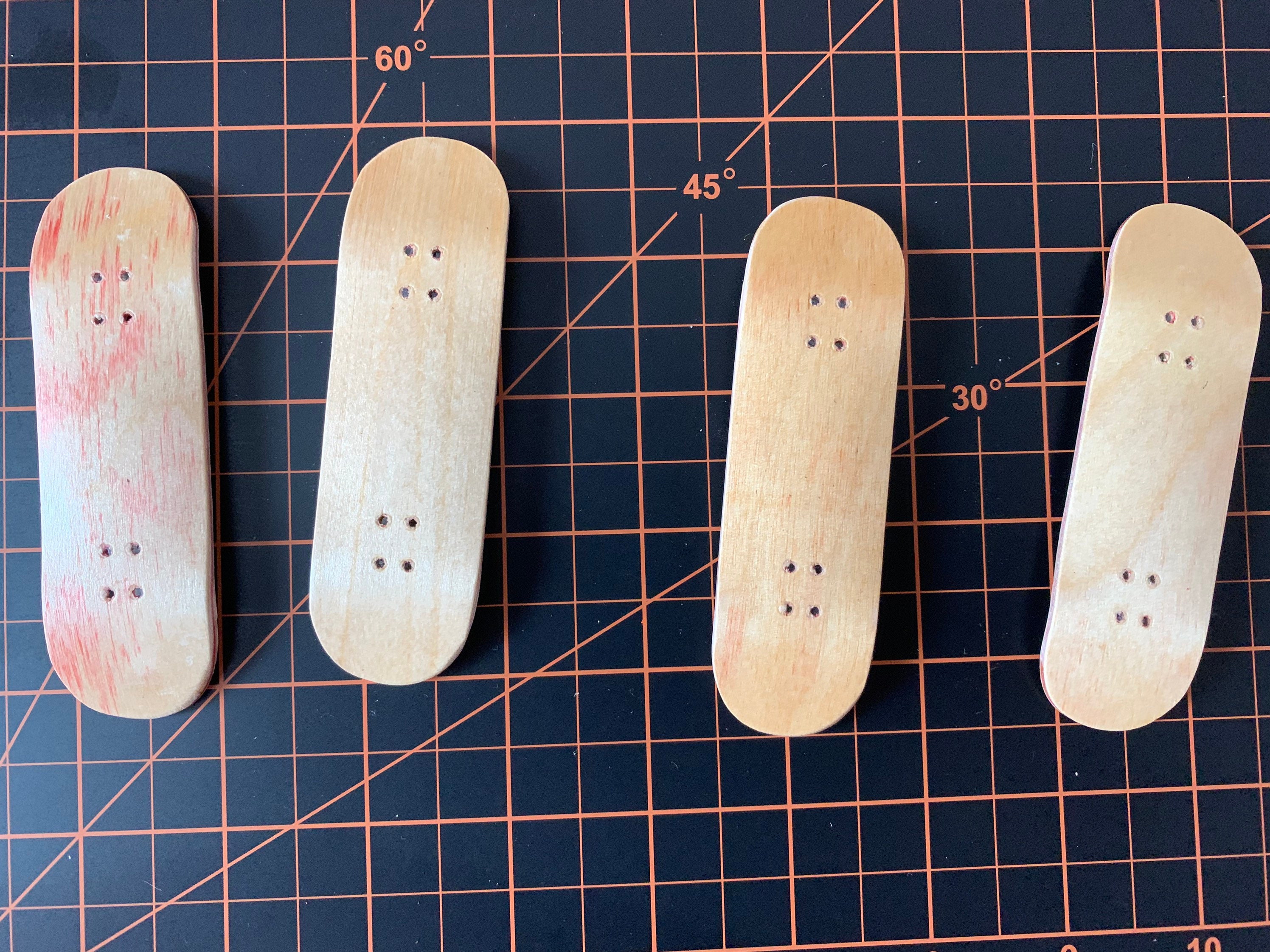 5 Ply Wooden Maple Fingerboard Deck Professional Custom Etsy