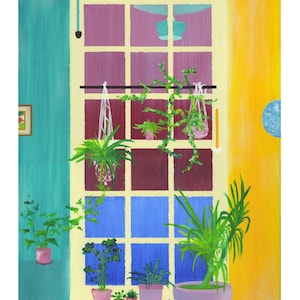 La fenêtre IV, A3 - Giclée Druck