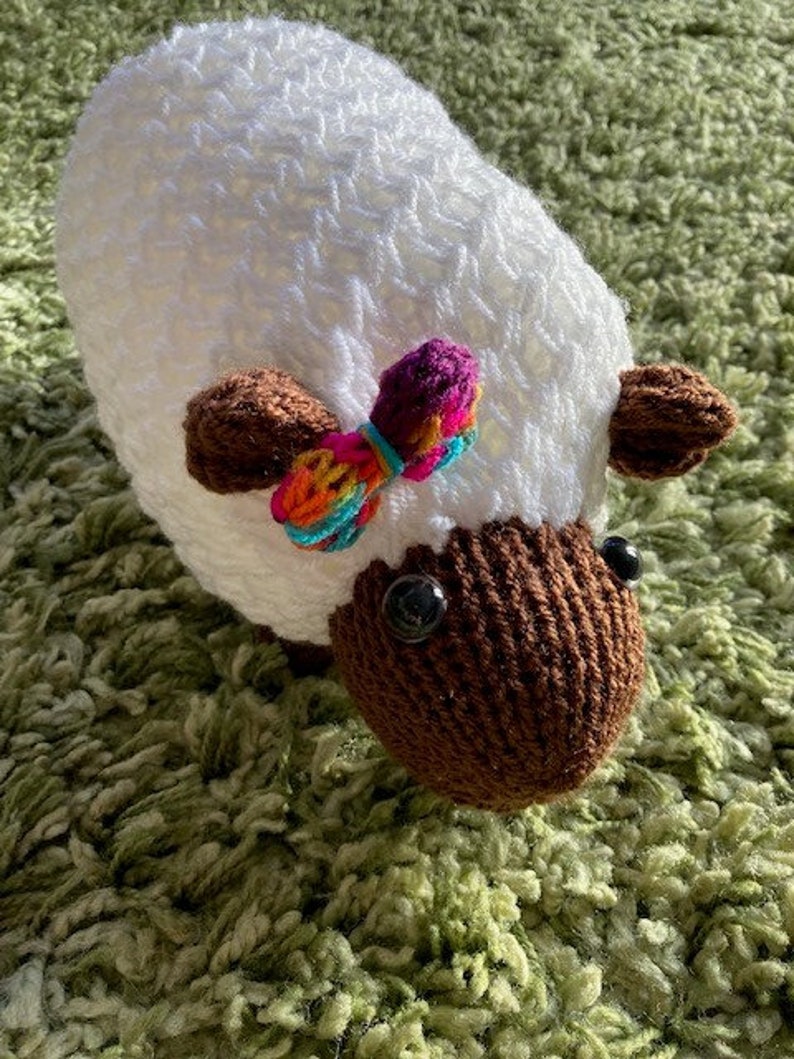 Sandra Sheep Knitting Machine Pattern: Addi Express, Sentro (PDF ...