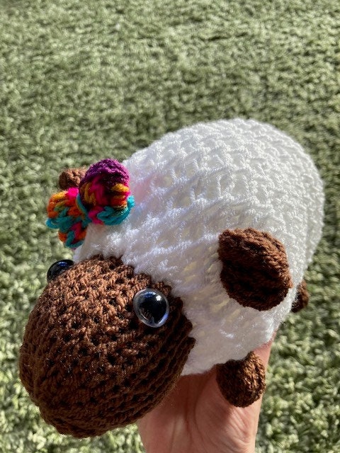 Sandra Sheep Knitting Machine Pattern: Addi Express, Sentro (PDF ...
