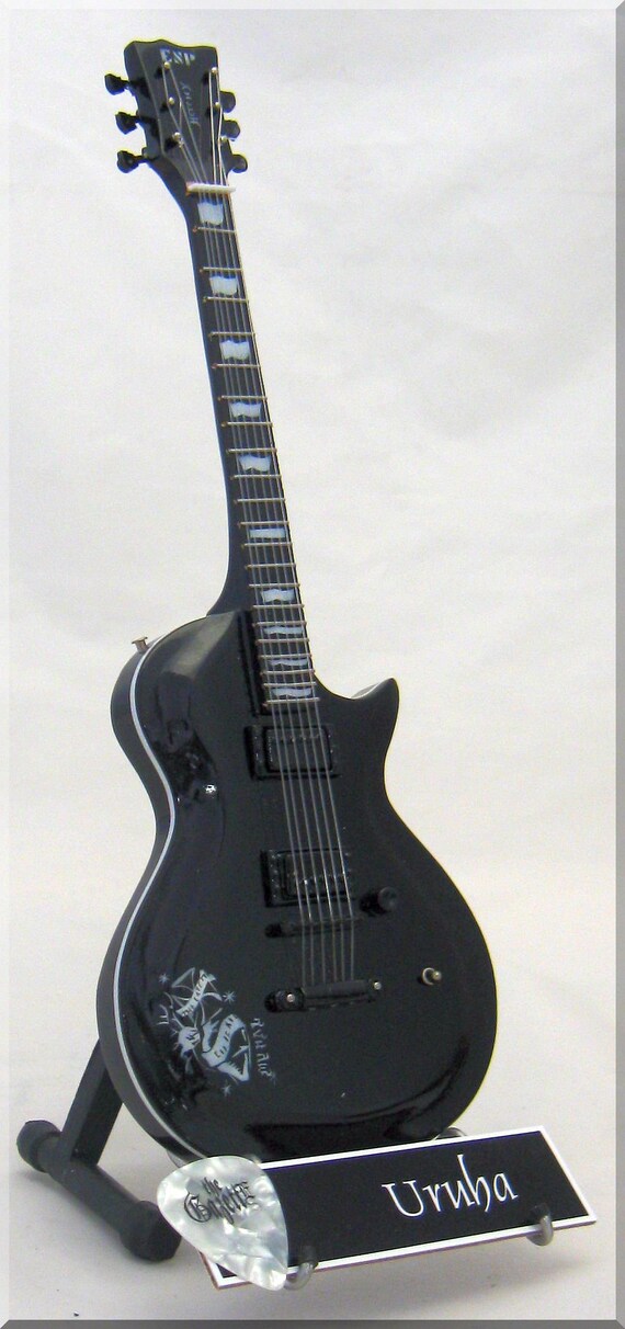 URUHA Miniature Guitar Japan the Gazette ESP With Guitar Pick Etsy
