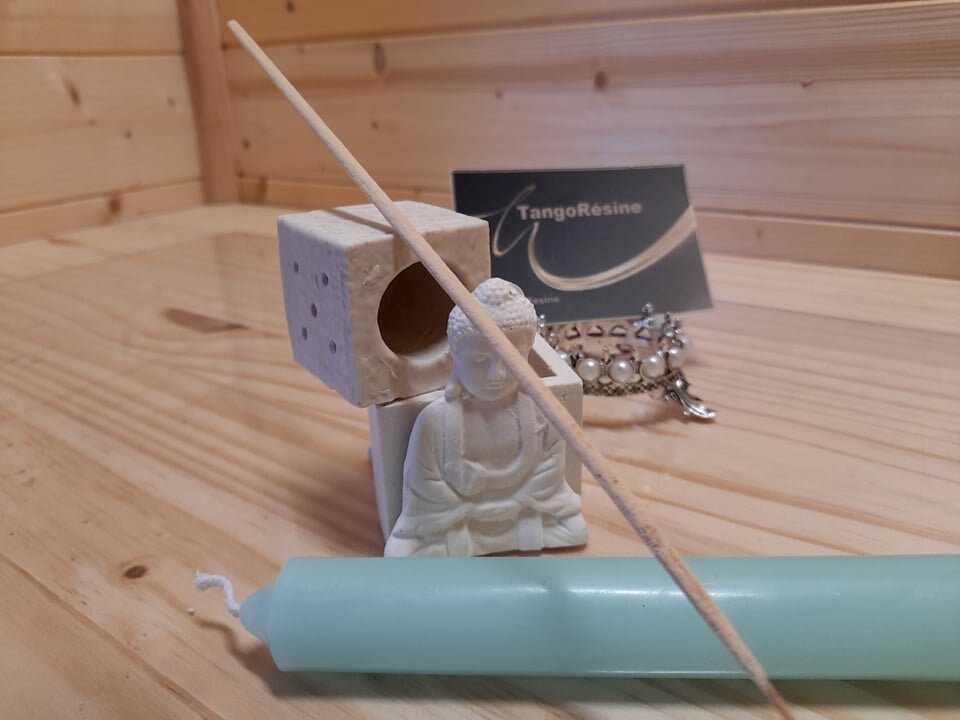 Bouddha Porte Encens/Bougie