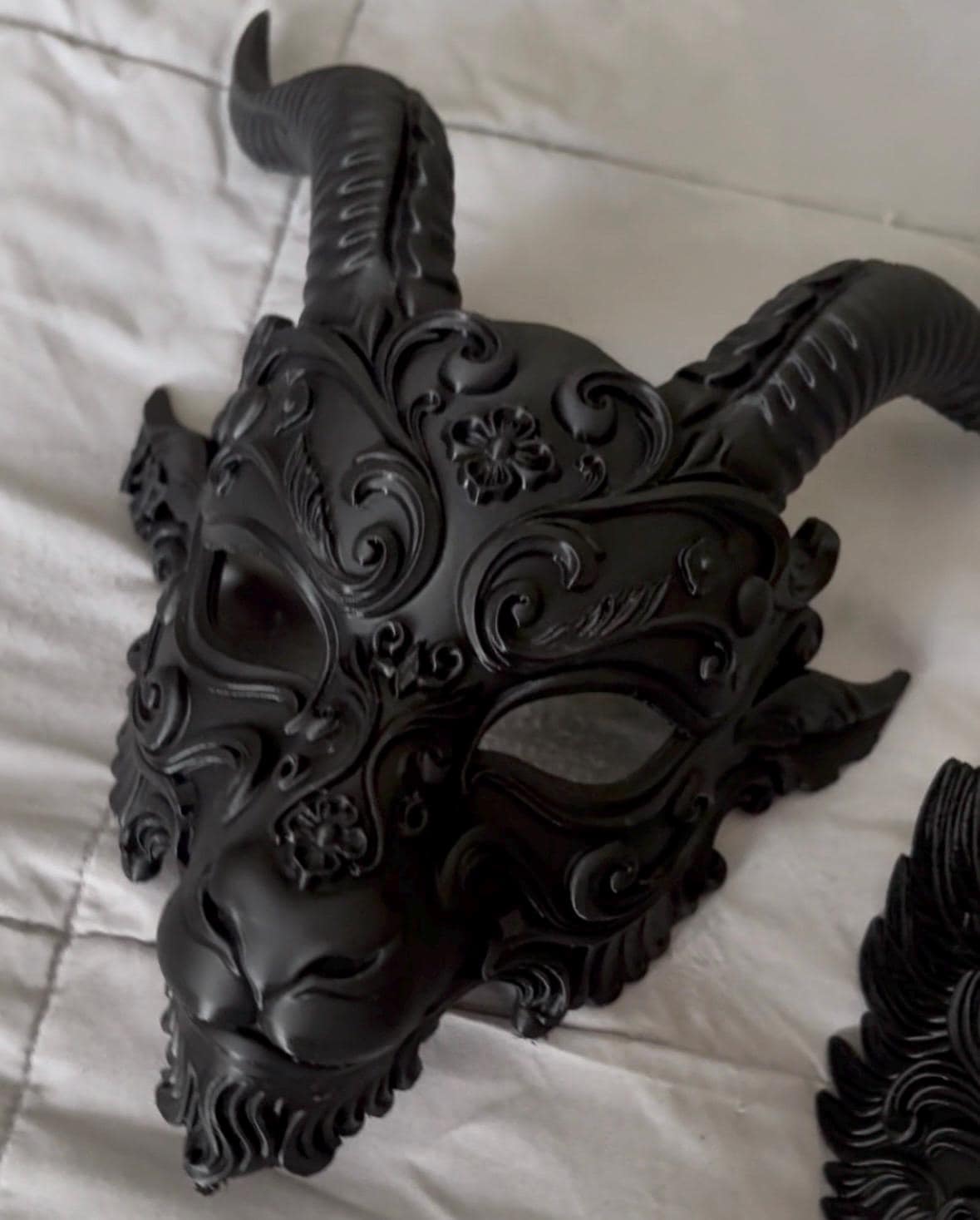 Baroque Goat Mask-3d Printed - Etsy