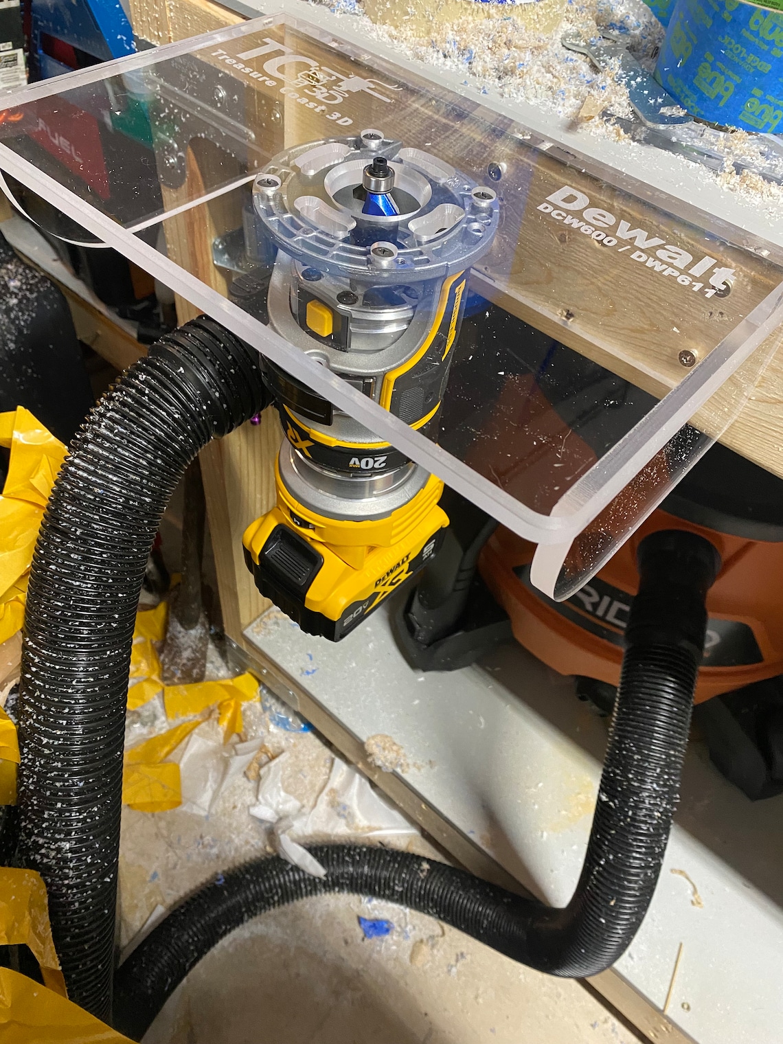 All Acrylic Router Table Mount Etsy