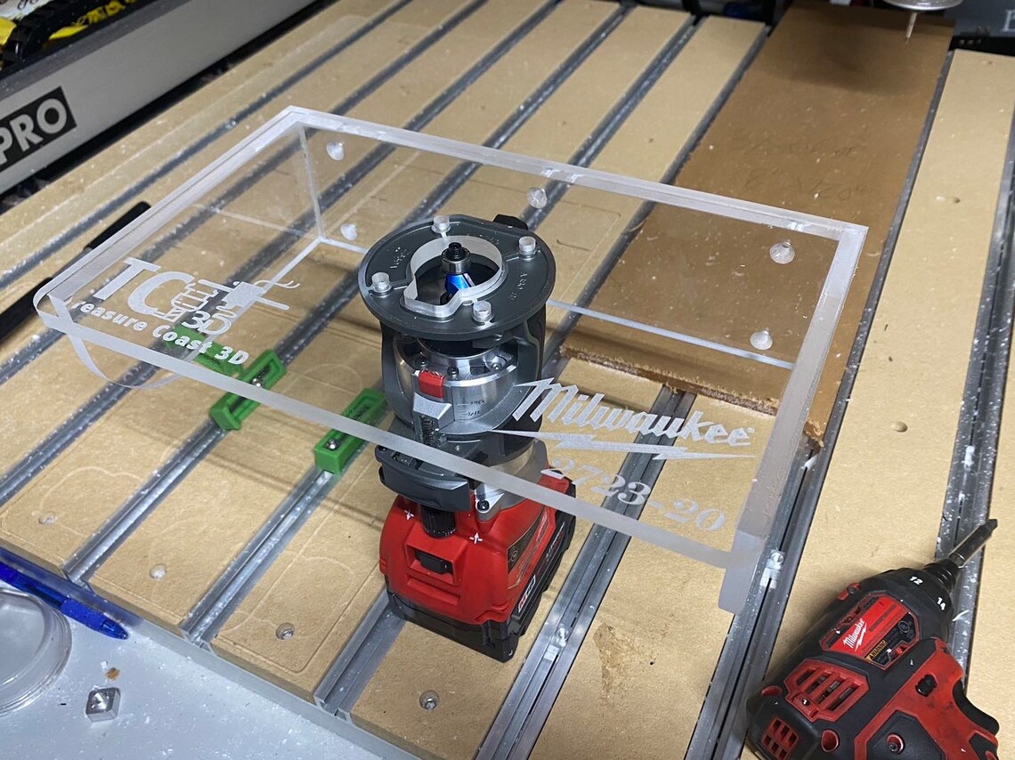 All Acrylic Router Table Mount Etsy