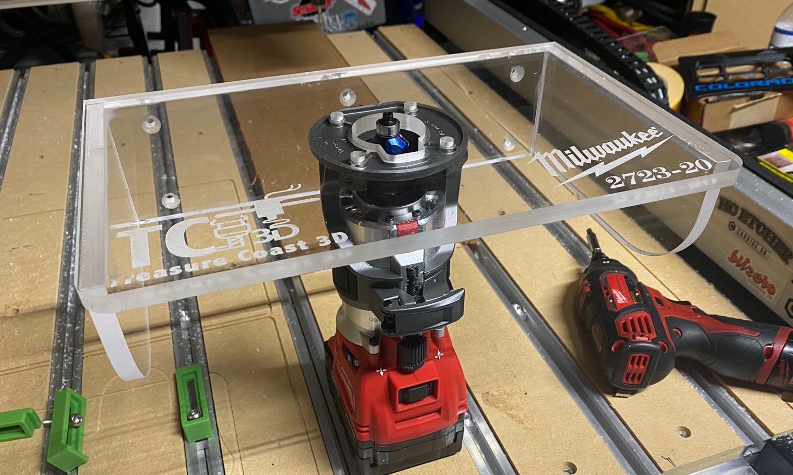 All Acrylic Router Table Mount Etsy