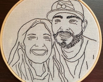 Custom Embroidered Portrait