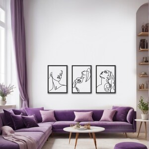 Photo inspiration: Gallery Detail: Sensual Female Silhouette Interior Metal Wall Art