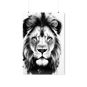 Illustration Style &quot;Lion&quot; Wall Decor