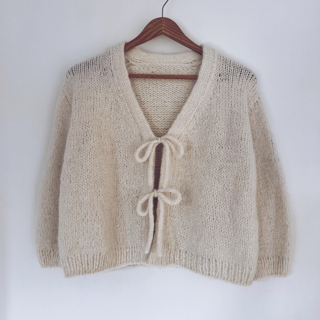 mame Watermark Pattern Knitted Cardigan
