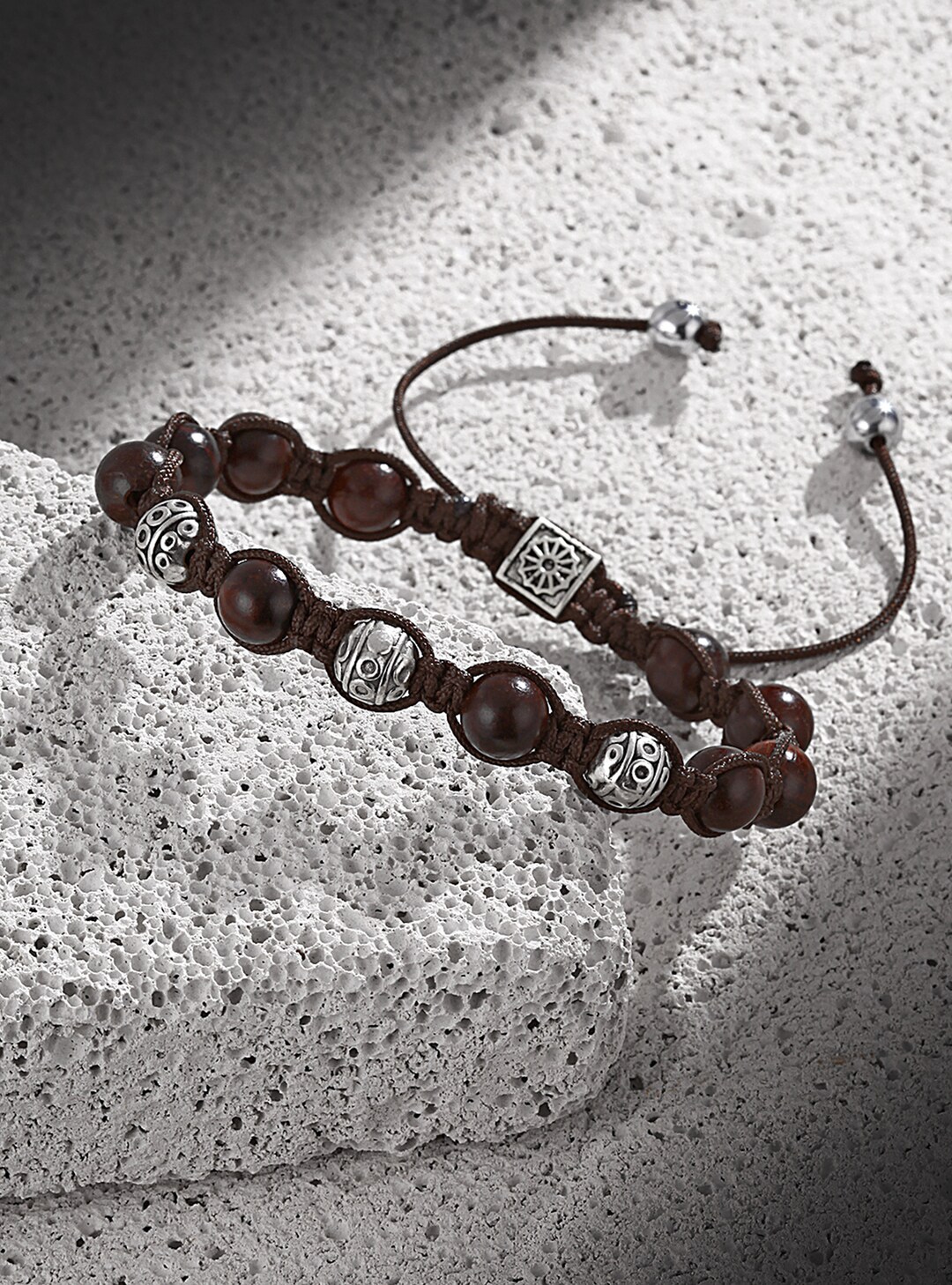 Gemstone Macrame Bracelet for Mens Macrame Thuja Bracelet - Etsy