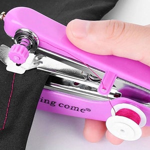 Pocket Portable Mini Manual Stapler Style Handheld Sewing Machine