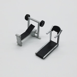 Set de gimnasia escala 1/100, 1/75, 1/50