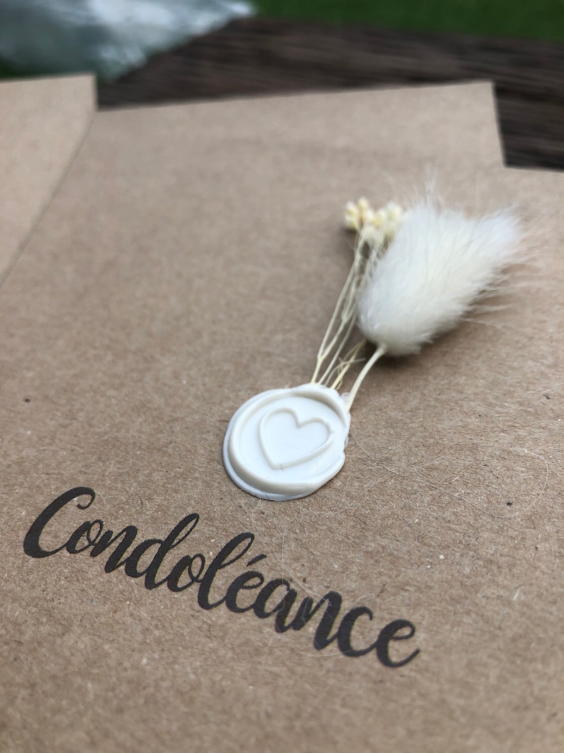carte "condoléance" ou "merci" image 4