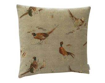 Federa Per Cuscino Decorativa 40x40 Cm - Cotone E Lino Con Stampa Leopardata Animale - Cerniera Invisibile