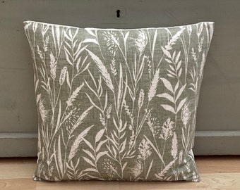 Wild Grasses Moss Green cushion cover/sham Pillow case