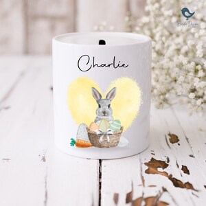 Personalised Easter Ceramic Money Box