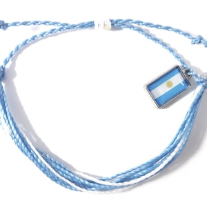 Friendship bracelet Argentina flag
