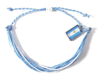Friendship bracelet Argentina flag