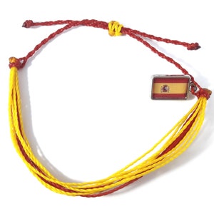 Friendship bracelet Spain flag