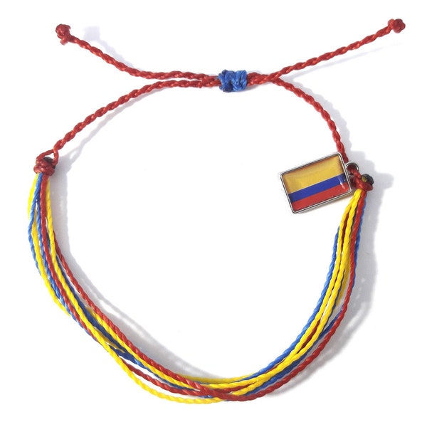 Friendship bracelet Colombia flag