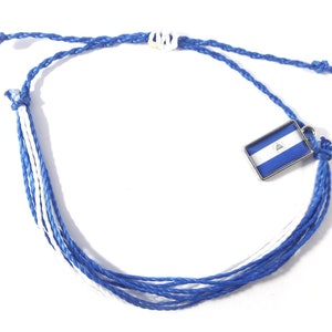 Friendship bracelet Nicaragua flag