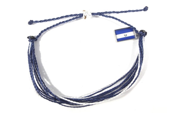 Friendship bracelet El Salvador flag