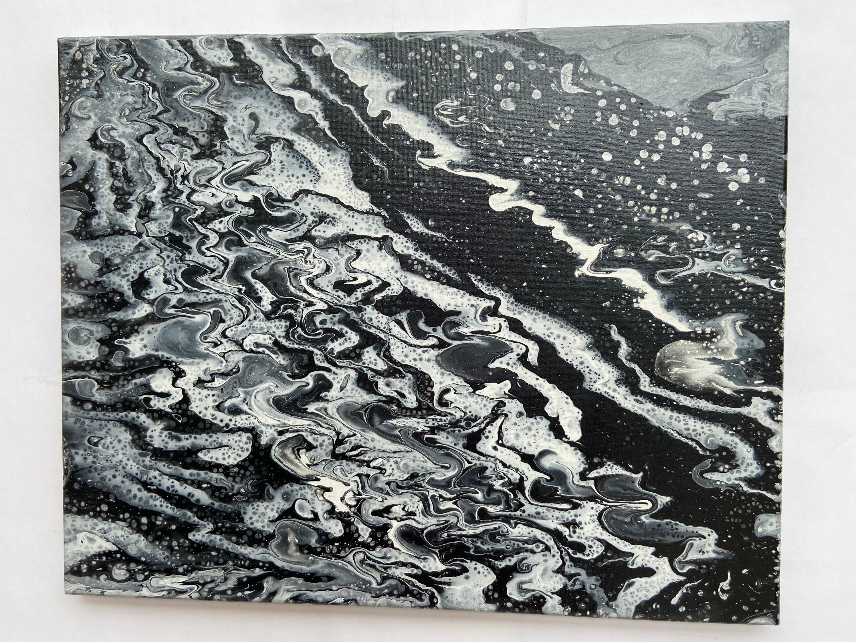la perspective terre principale Formation tableau de nu noir et blanc
