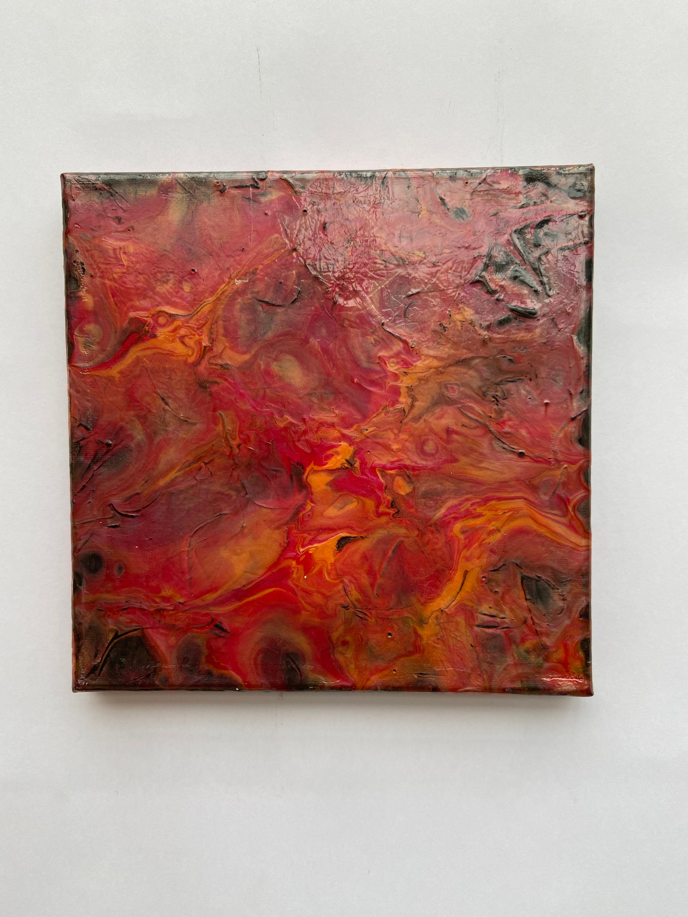 Peinture sur Toile Au Coeur Des Flammes