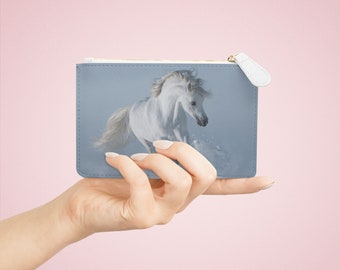 Mini embrague de galope de invierno, regalos de caballo para mujeres, bolso equino, regalos equinos, regalos ecuestres, chica caballo, embrague de caballo, HorseDigs