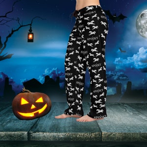 Spooky Horse Halloween Pajama Pants | Girls Sleeping Pants | Equine | Gift for Horse Lovers | Horse Mom | Horse Jumping | Halloween Horse