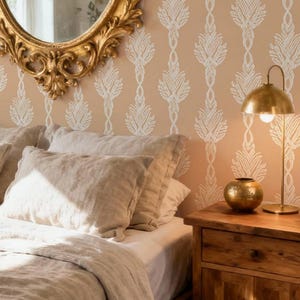 Boho Chic Macram Peel & Stick Wallpaper – Self Adhesive, Repositionable and Removable Wallcovering, Renter friendly, DIY decal