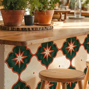 Geo Burst-mönster, kakelklistermärke med självhäftande egenskaper, kök och badrum, avtagbara dekaler, gör-det-själv-vinyldekorationer - 12-pack