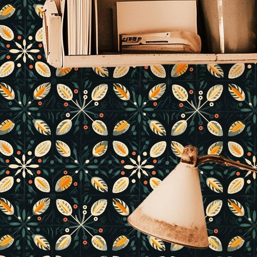 Sticker pour carrelage scandinave, dosseret de cuisine et salle de bain, décalcomanies amovibles, décoration de locataires en vinyle bricolage - LOT DE 12