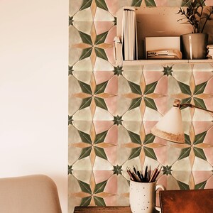 Pegatinas de azulejos con diseño de estrella bohemia, autoadhesivas, para salpicadero de cocina y baño, extraíbles, vinilos decorativos DIY para inquilinos (paquete de 12) imagen 8