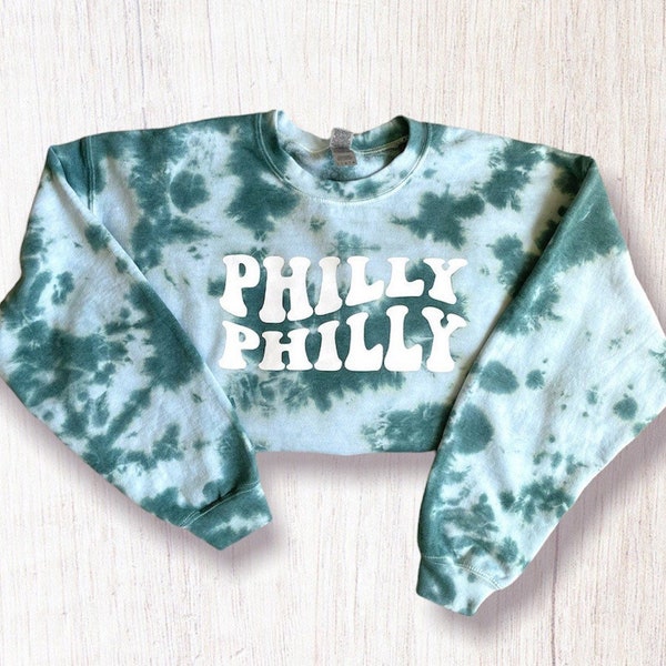 PHILLY PHILY tie dye sweatshirt | Philly sports tshirt Philadelphia sports fan philly philly shirt Philadelphia football retro Philly shirt