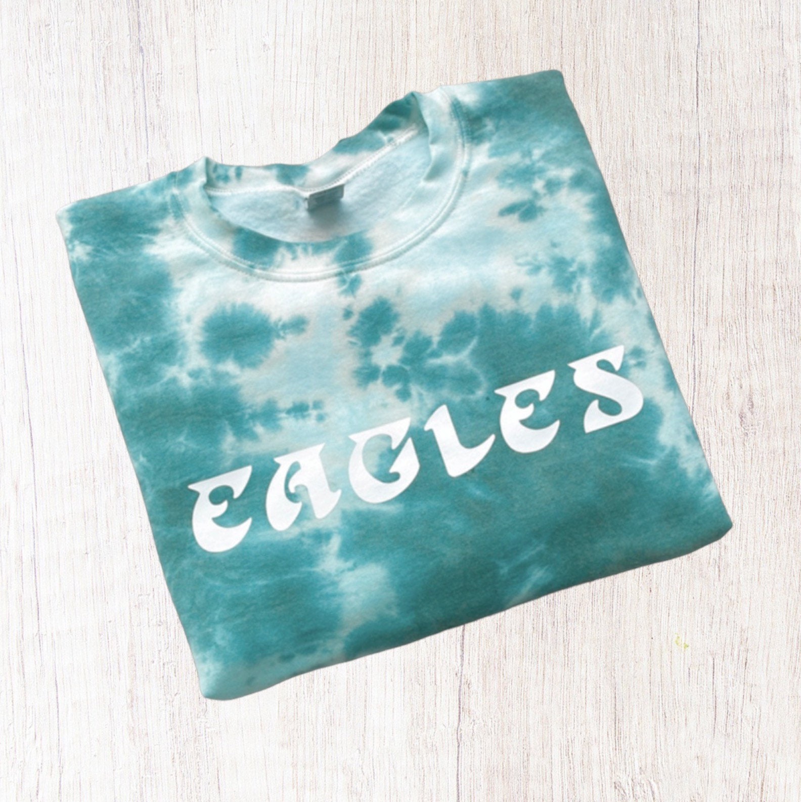 EAGLES Tie Dye Sweatshirt Philly Sports Shirt Philadelphia - Etsy
